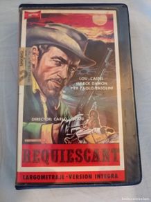 Cine: VHS - REQUIESCANT - LOU-CASTEL, MARCK DAMON, PIER PAOLO PASOLINI - DIR. C. LIZZANI - EURO FILMS